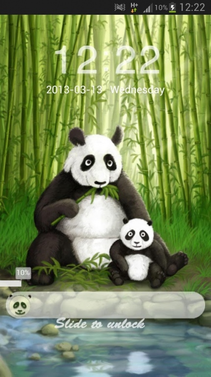 GO Locker Theme Panda 12.2 Screenshot