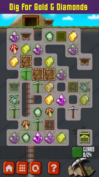 Blast Match 3: Miner Gold 3.1 Screenshot