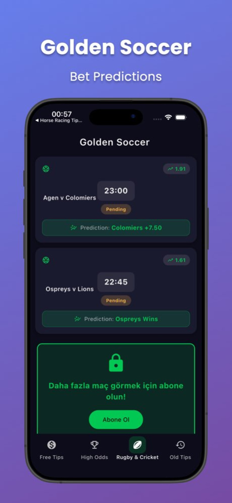 Golden Soccer Bet Predictions 1.2.3 Screenshot
