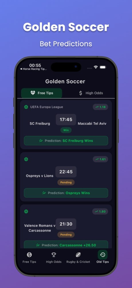 Golden Soccer Bet Predictions 1.2.3 Screenshot