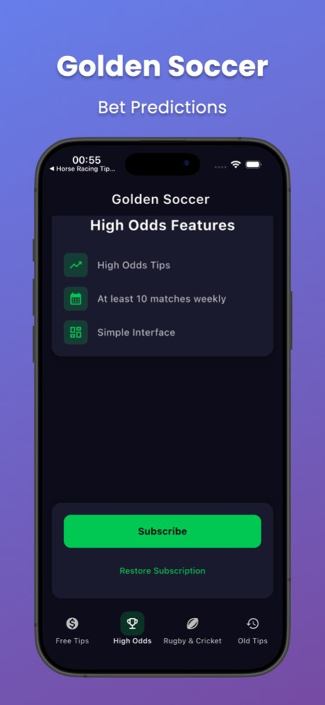 Golden Soccer Bet Predictions 1.2.3 Screenshot