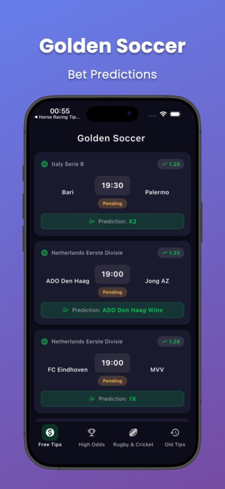 Golden Soccer Bet Predictions 1.2.3 Screenshot