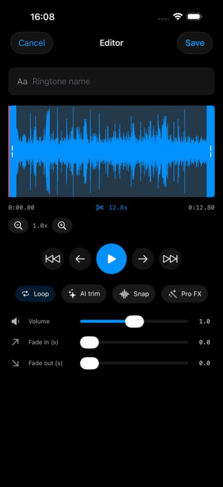 Ringtone Maker-Golden Ringle 2.1 Screenshot