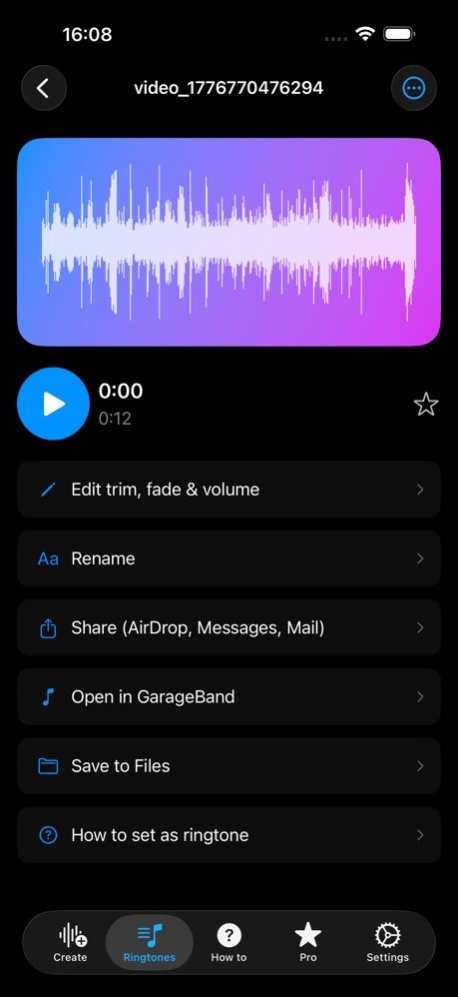 Ringtone Maker-Golden Ringle 2.1 Screenshot