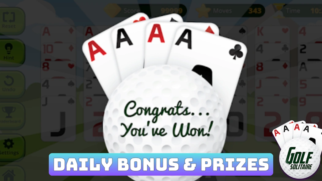 Golf Solitaire - Card Game 1.55 Screenshot