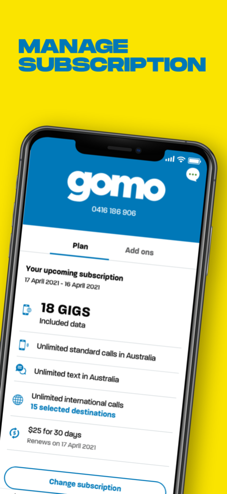 GOMO Australia 1.8.0 Screenshot
