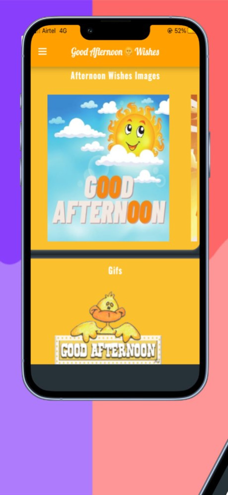 Good Afternoon Gif Image Quote 3.0 Screenshot