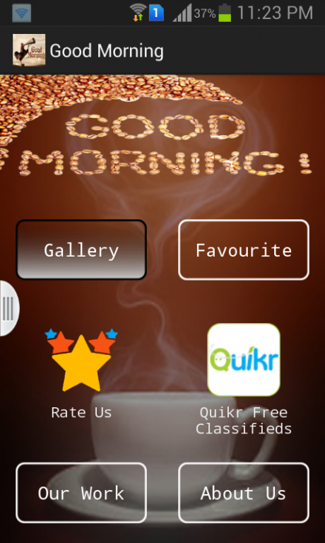Good Morning Hindi Quote Image 1.2 Screenshot