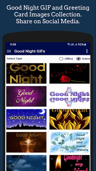 Good Night GIFs Greetings  Screenshot