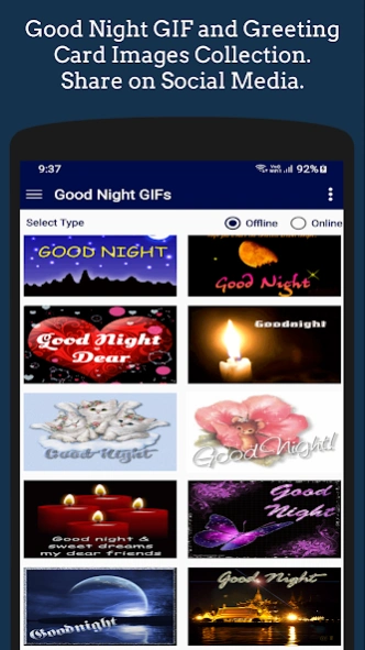 Good Night GIFs Greetings  Screenshot