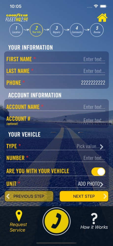Goodyear FleetHQ2GO 1.1.3 Screenshot