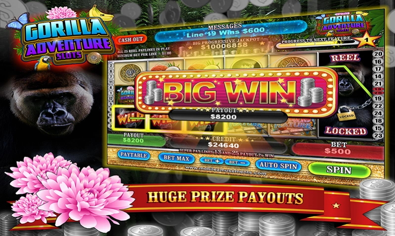 Gorilla Adventure Slots 20.0 Screenshot