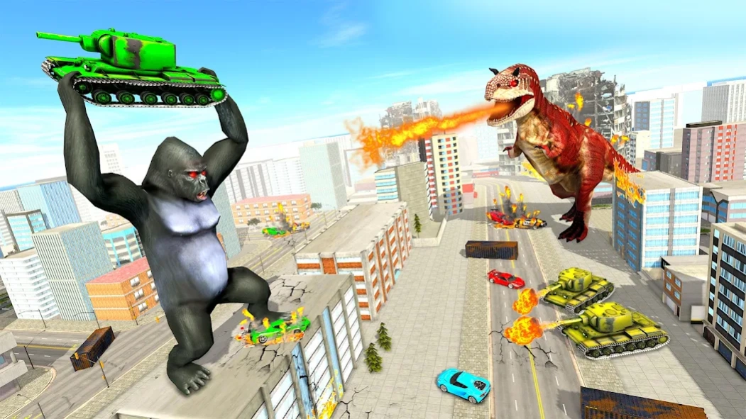 Angry Gorilla Attack City Sim 3.0.1 Screenshot