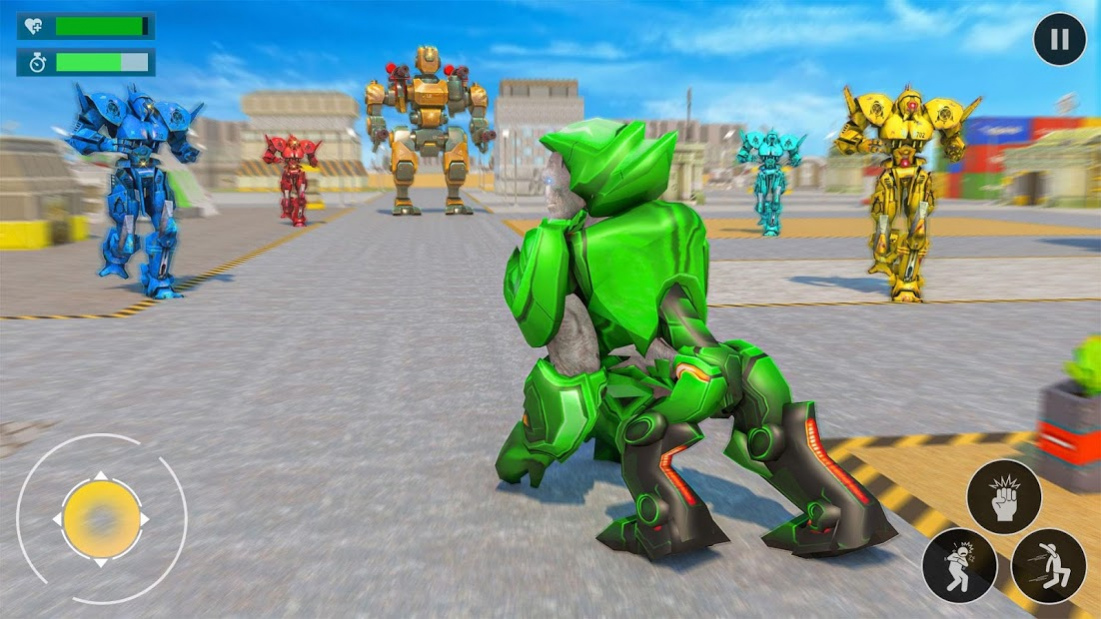 Gorilla Robot Transform: New Robot Wars Games 1.1.2 Screenshot