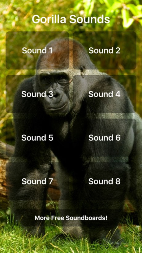 Gorilla Sounds 1.1 Screenshot