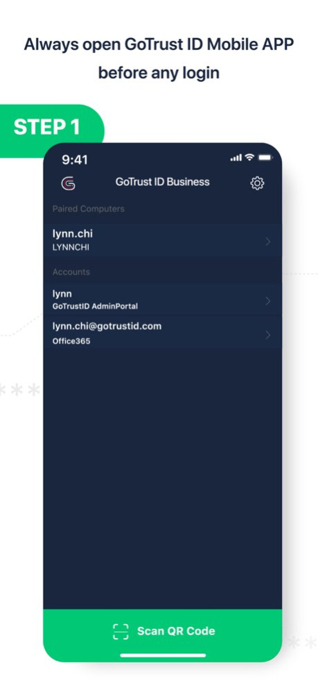 GoTrust ID Business 2.0.32 Screenshot