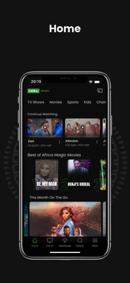 GOtv Stream 11.0.2 Screenshot
