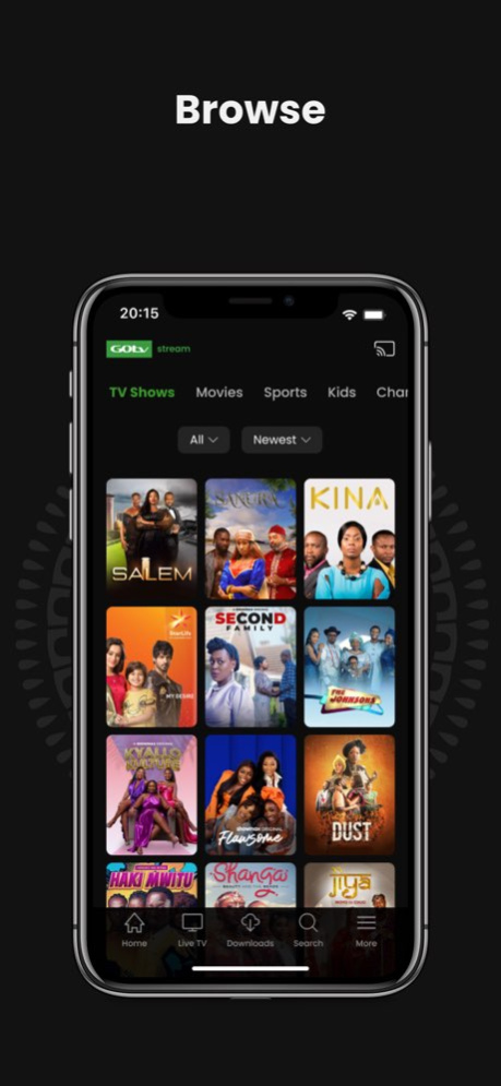 GOtv Stream 11.0.2 Screenshot