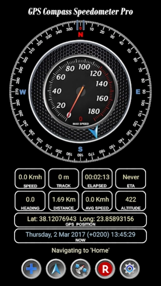 GPS Compass Speedometer  Screenshot