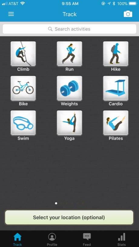 GPS Sports Tracker by Skimble 3.5 Screenshot
