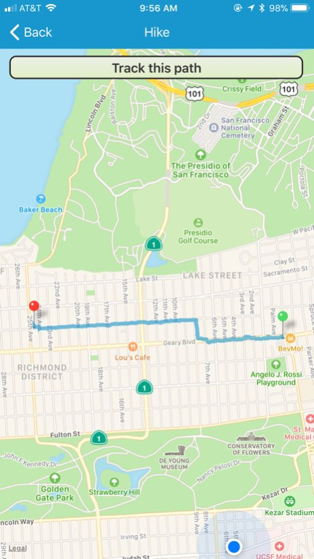 GPS Sports Tracker by Skimble 3.5 Screenshot