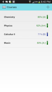 Gradebook for Students 1.0.1 Screenshot