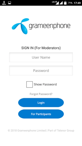Grameenphone Conferencing 2.15 Screenshot