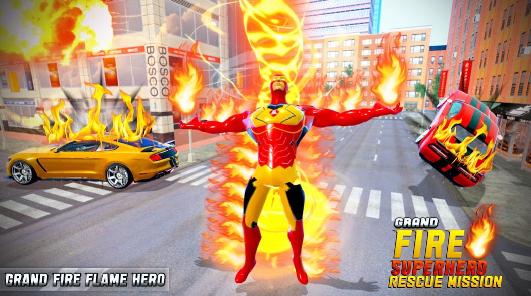 Fire Superhero: Ice Hero Games 1.1 Screenshot