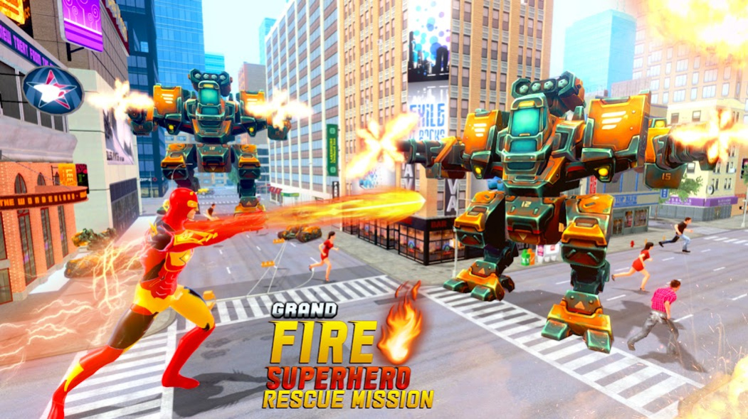 Fire Superhero: Ice Hero Games 1.1 Screenshot