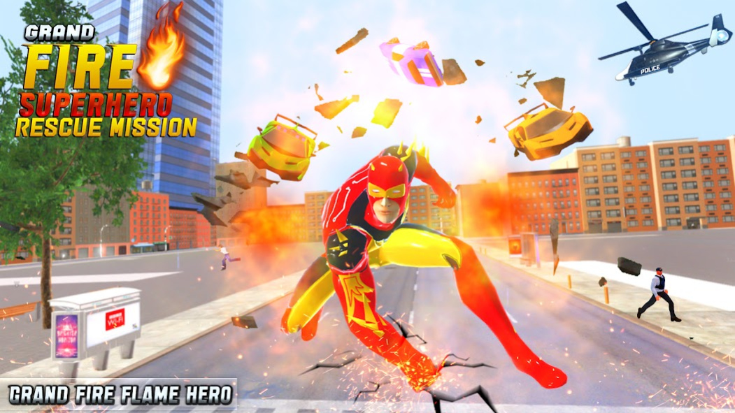 Fire Superhero: Ice Hero Games 1.1 Screenshot