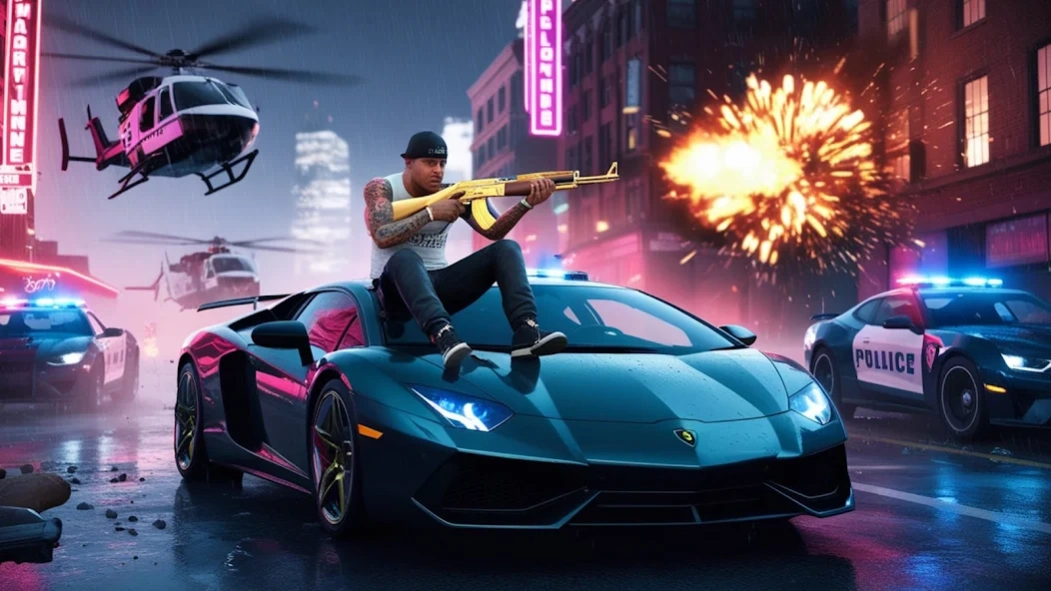Miami Gangster City Gang War 3.5 Screenshot