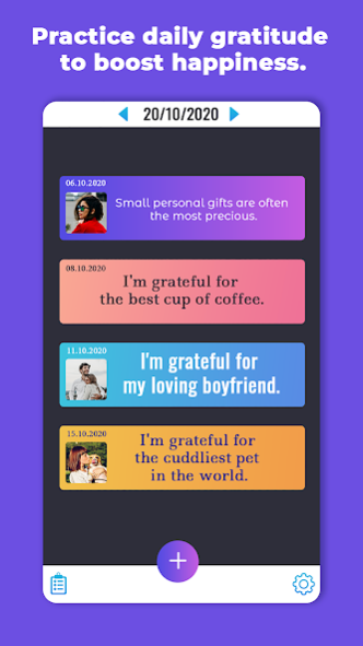 Gratitude App: Journal Daily A 1.0.7 Screenshot