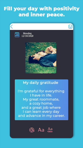 Gratitude App: Journal Daily A 1.0.7 Screenshot
