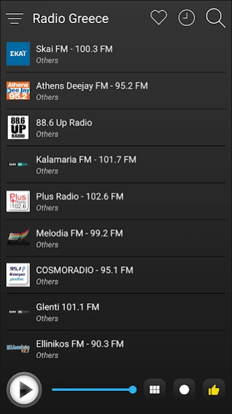 Greece Radio FM AM Music 2.4.2 Screenshot