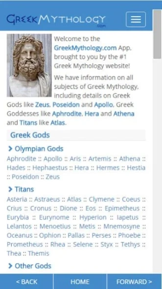 Greek Mythology - Gods & Myths 2.7.2 Screenshot