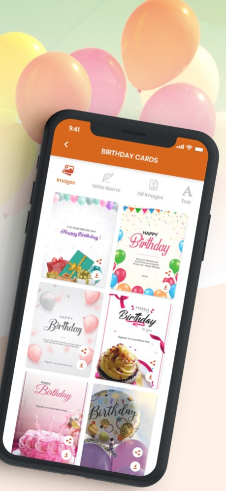 Greeting Cards and Wishes 1.4 Screenshot