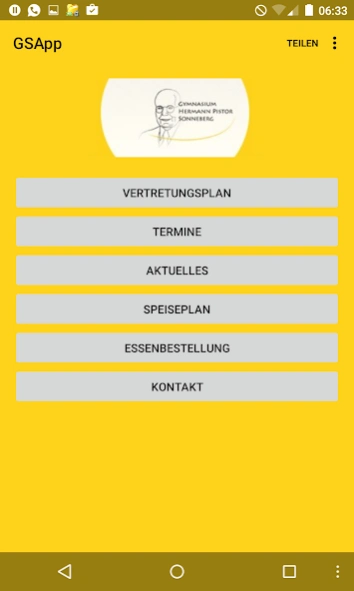 GSApp - Gymnasium Sonneberg  Screenshot