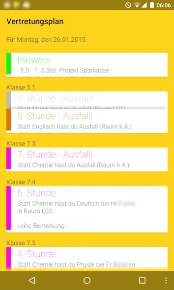 GSApp - Gymnasium Sonneberg  Screenshot