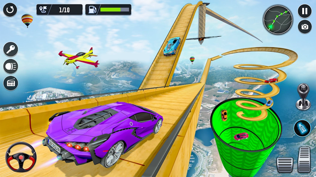 Superhero Car Stunt- Car Games 5.9 Screenshot