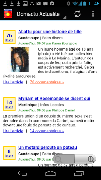 Guadeloupe Actualités & Radio 9.0 Screenshot