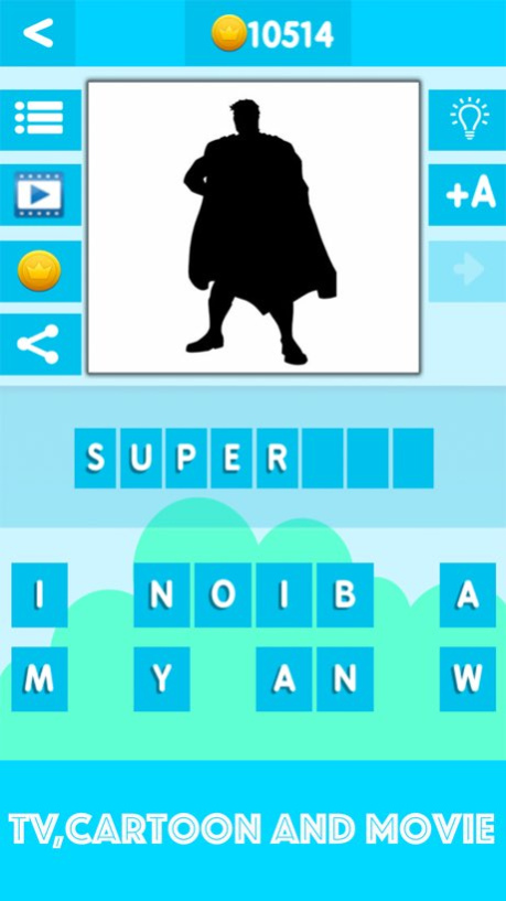 Guess the Shadow Quiz Tv Movie Cartoon Character 1.1 Screenshot