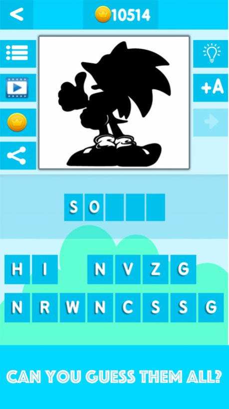 Guess the Shadow Quiz Tv Movie Cartoon Character 1.1 Screenshot