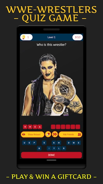 Guess The Wrestlers Quiz 1.9 Screenshot