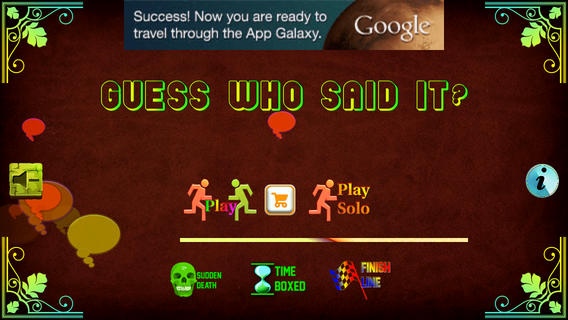 Guess Who Said It? - Multiplayer Free Quiz - HD 1.1 Screenshot