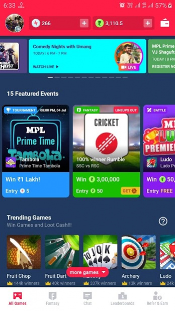 Guide for MPL Game App : MPL Pro Live Game Tips 1.0.2 Screenshot