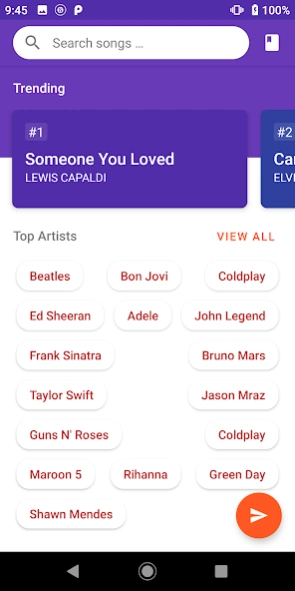Guitar Chord and Song Lyrics 1.0 Screenshot
