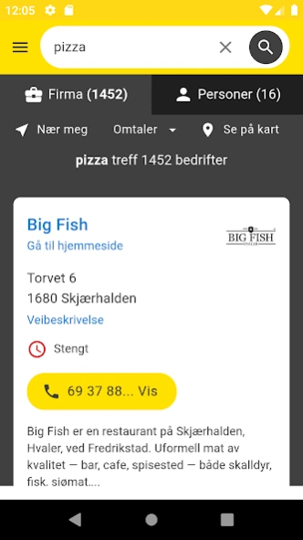 Gule Sider - Søk, oppdag, del 9.0.7 Screenshot