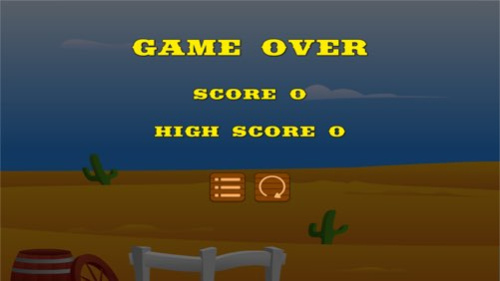 Gunslinger Cowboy Shooting : 2d Funny Hd Free Game  Screenshot