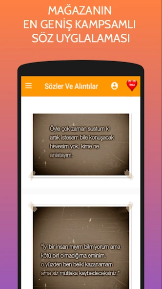 Aşk Sözleri & Resimli Sözler  Screenshot
