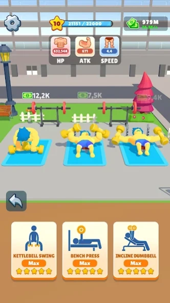 Gym Lifting Hero: Clicker 1.7.0 Screenshot